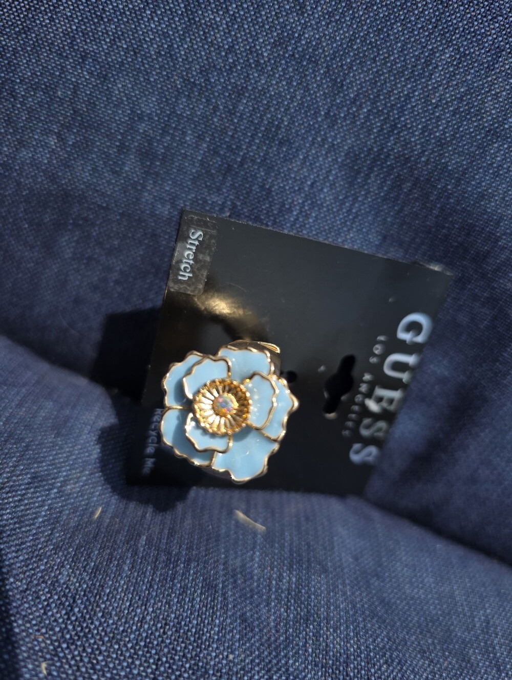 Flower Guess Stretch ring size